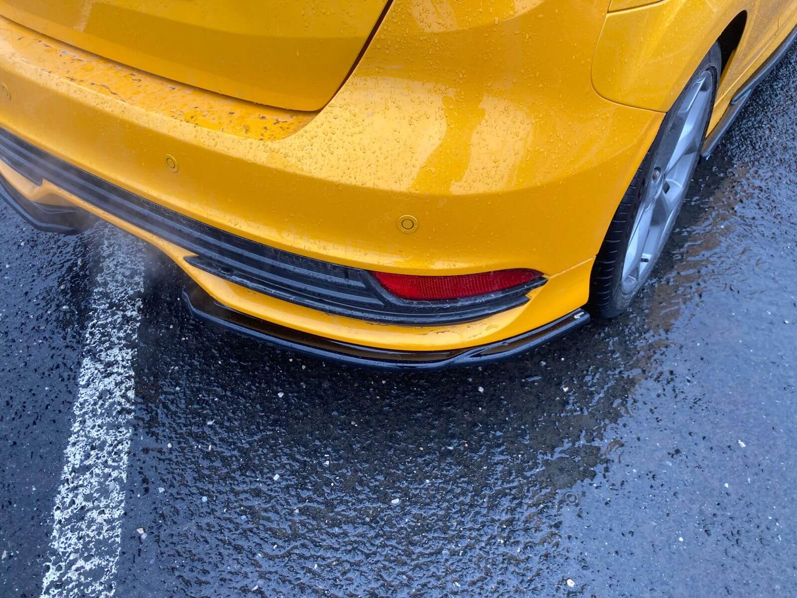 Rear Side Splitters FORD Focus ST Mk3 Facelift 2015-2018