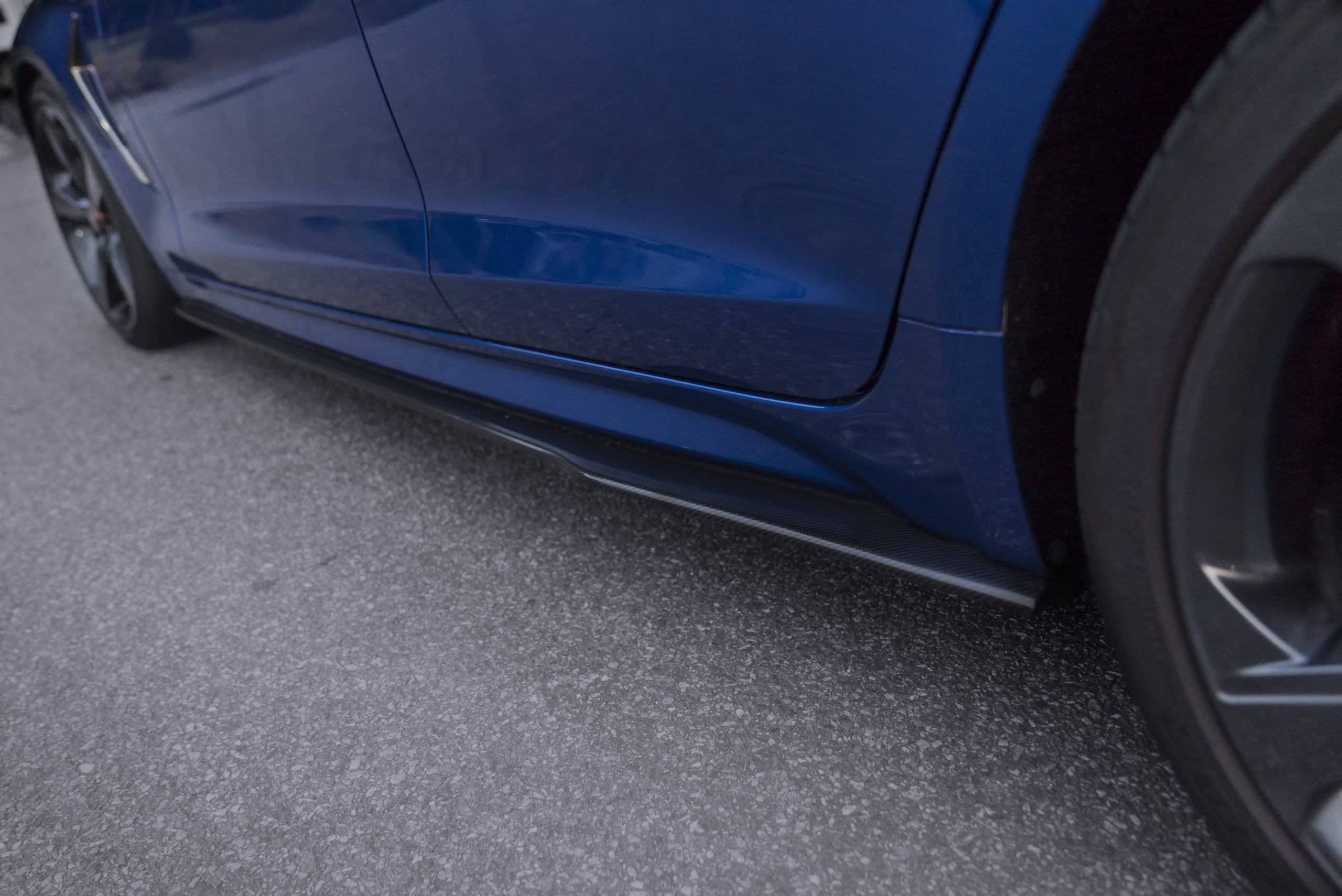 Genesis G70 Carbon Fiber Side Skirt V2 - ADRO