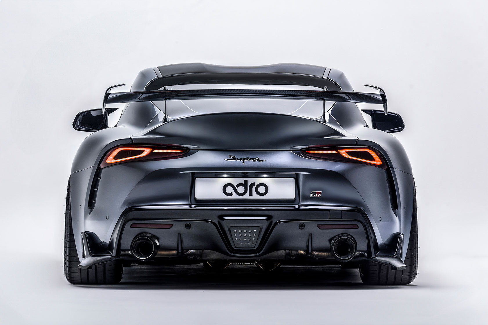 Toyota GR Supra A90 Carbon Fiber AT-R2 Swan Neck Wing 2019+
