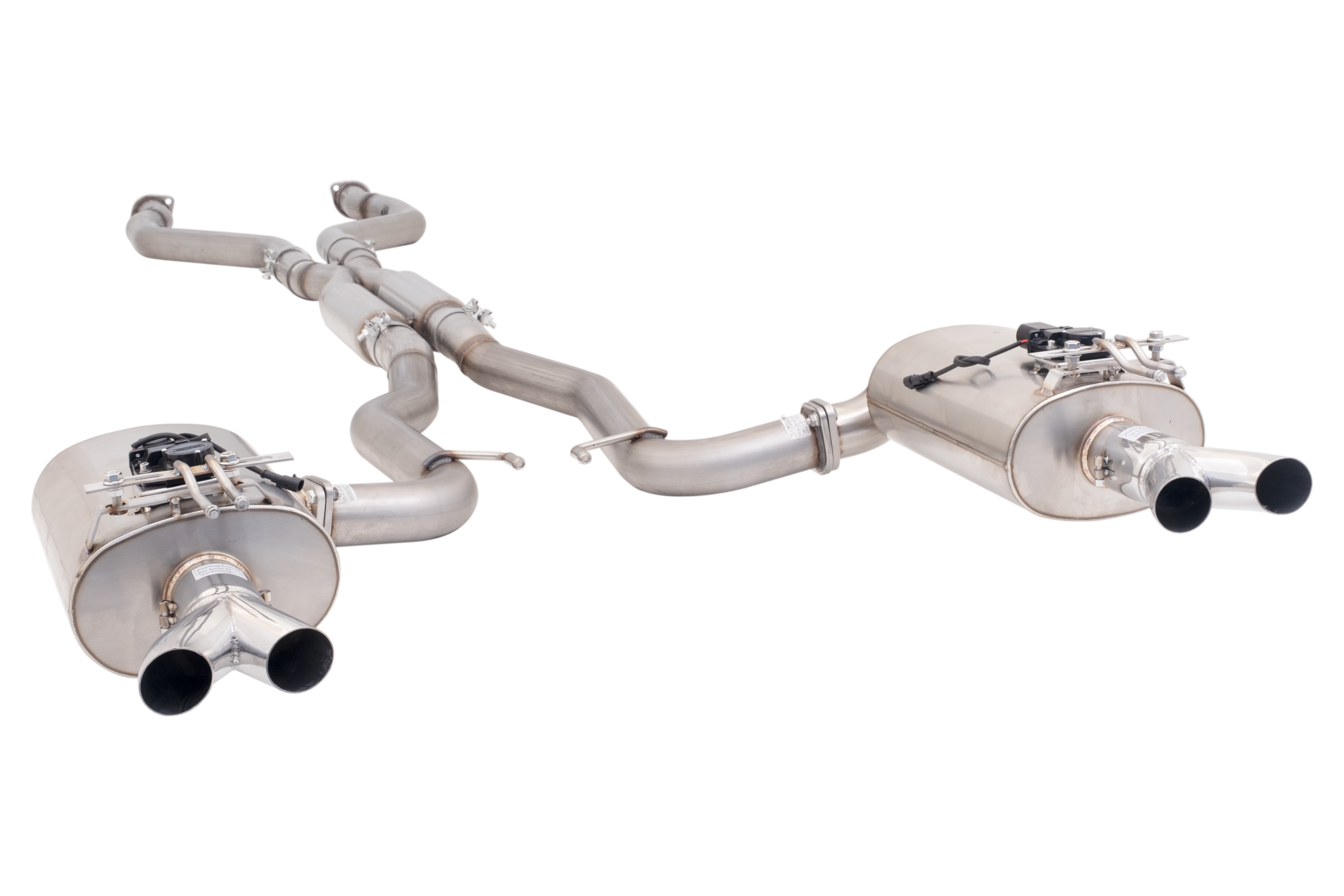 HSV VF Sedan & Wagon Raw 409 Stainless Steel Twin 3" Varex Valved Cat Back System