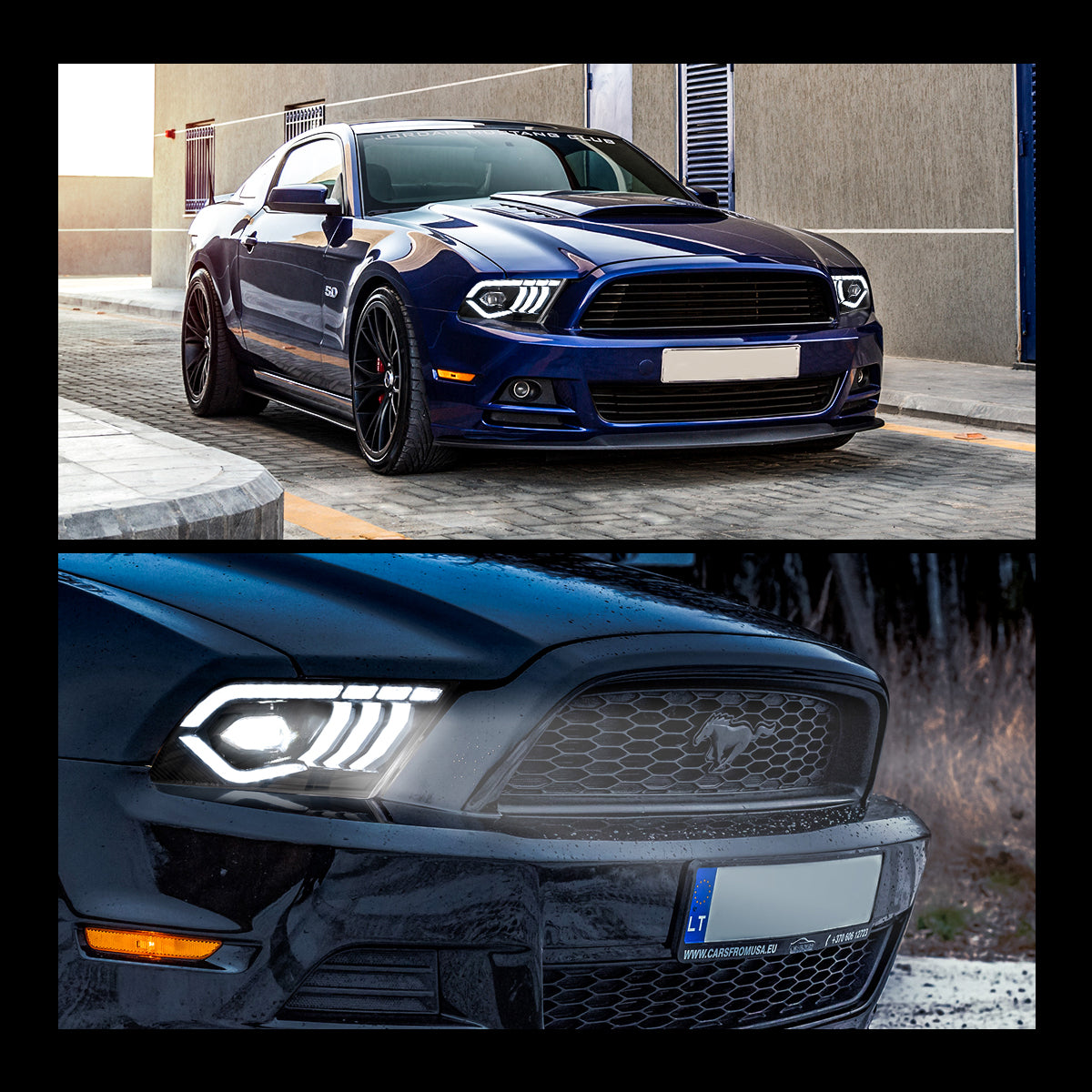 LED Headlights for Ford Mustang 2010–2014