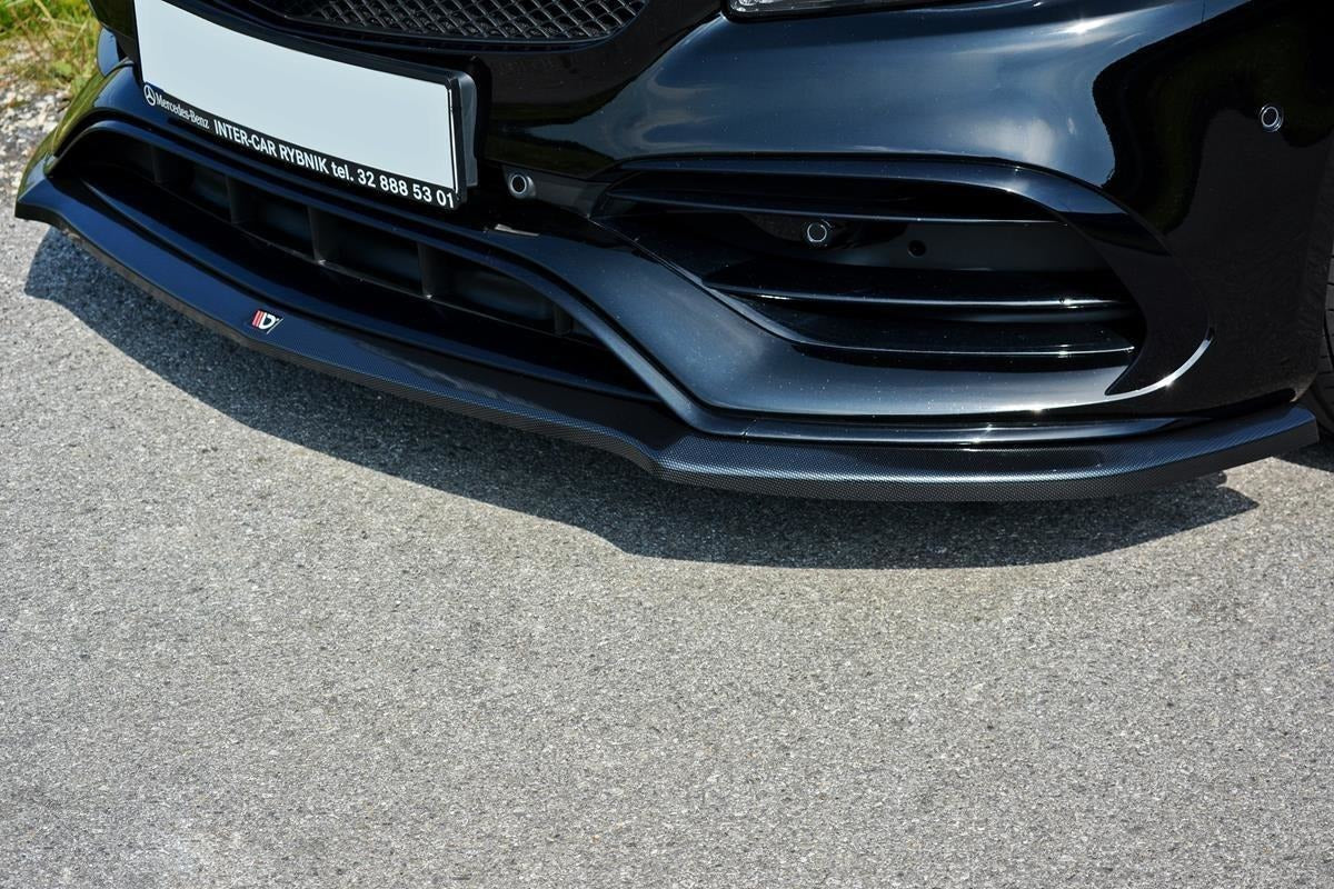 Maxton Design Front Splitter V.1 Mercedes A45 W176 AMG Facelift Front Lip