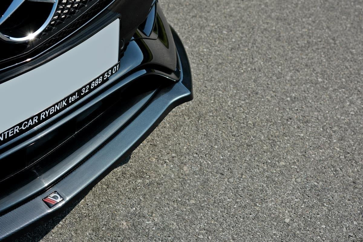 Maxton Design Front Splitter V.1 Mercedes A45 W176 AMG Facelift Front Lip