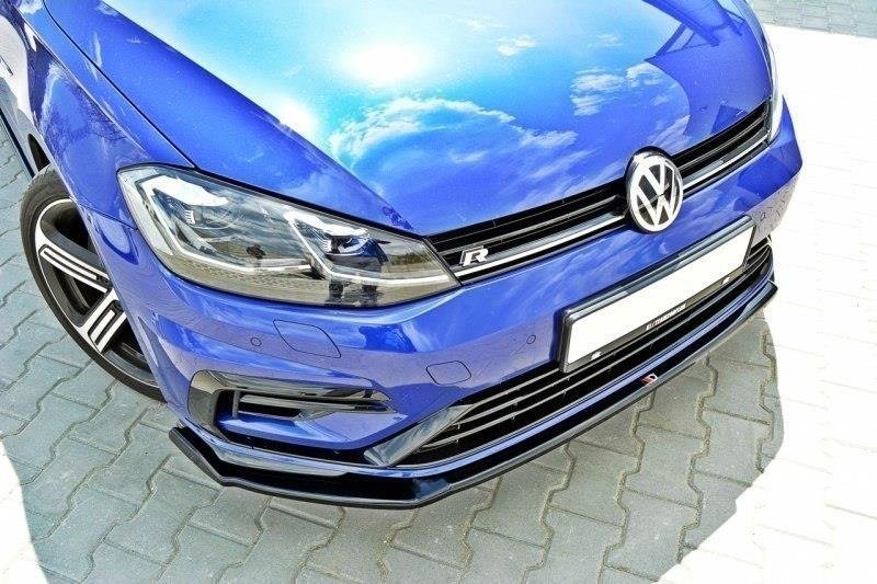 Maxton Design Front Lip VW Golf Mk7.5 R Ver2 (Facelift)