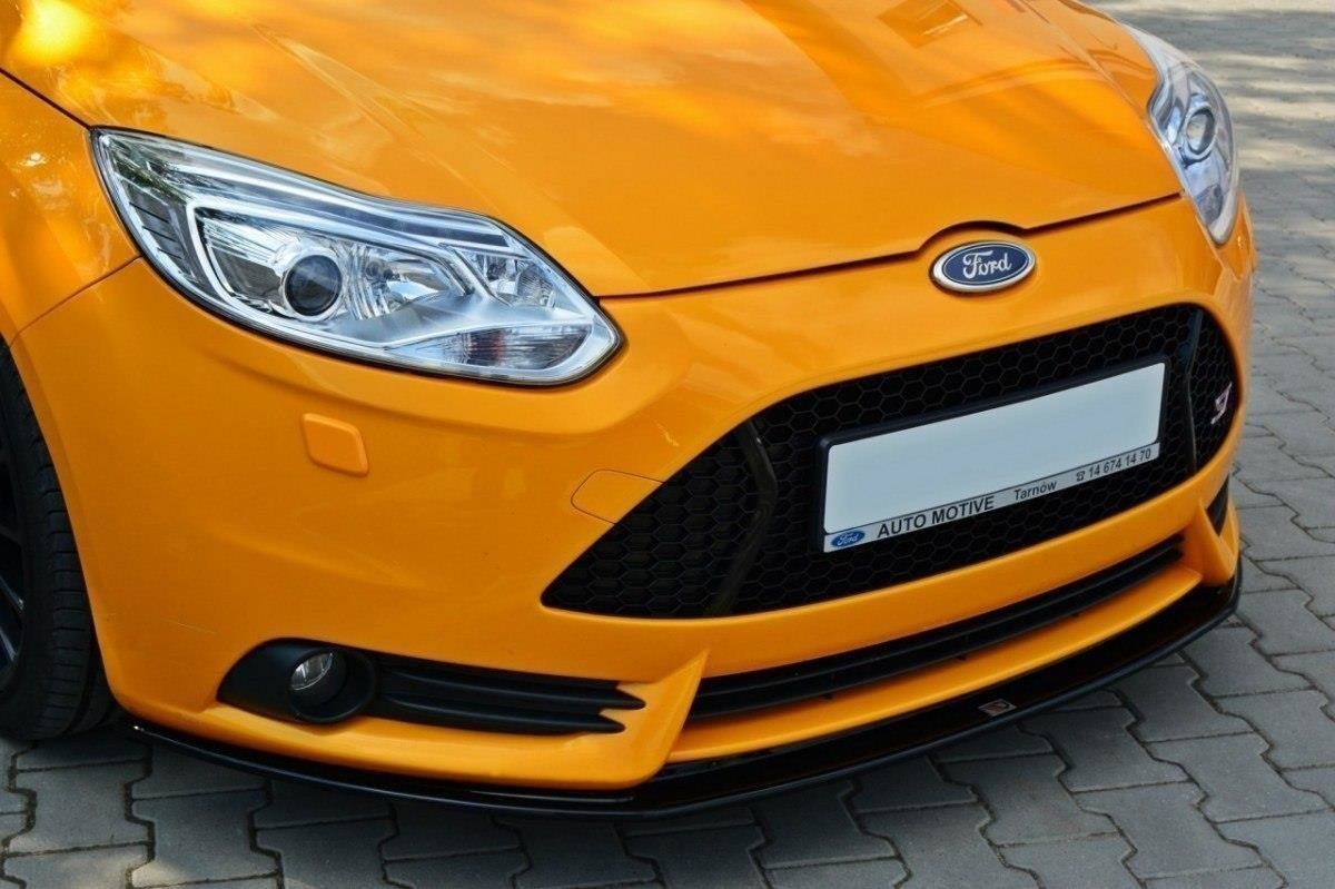 Maxton Design Front Ford Focus Mk 3 ST Prefacelift Front Splitter Lip