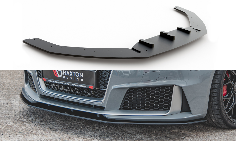 Maxton Design Racing Durability Front Splitter RS3 8VA Sportback Front Lip