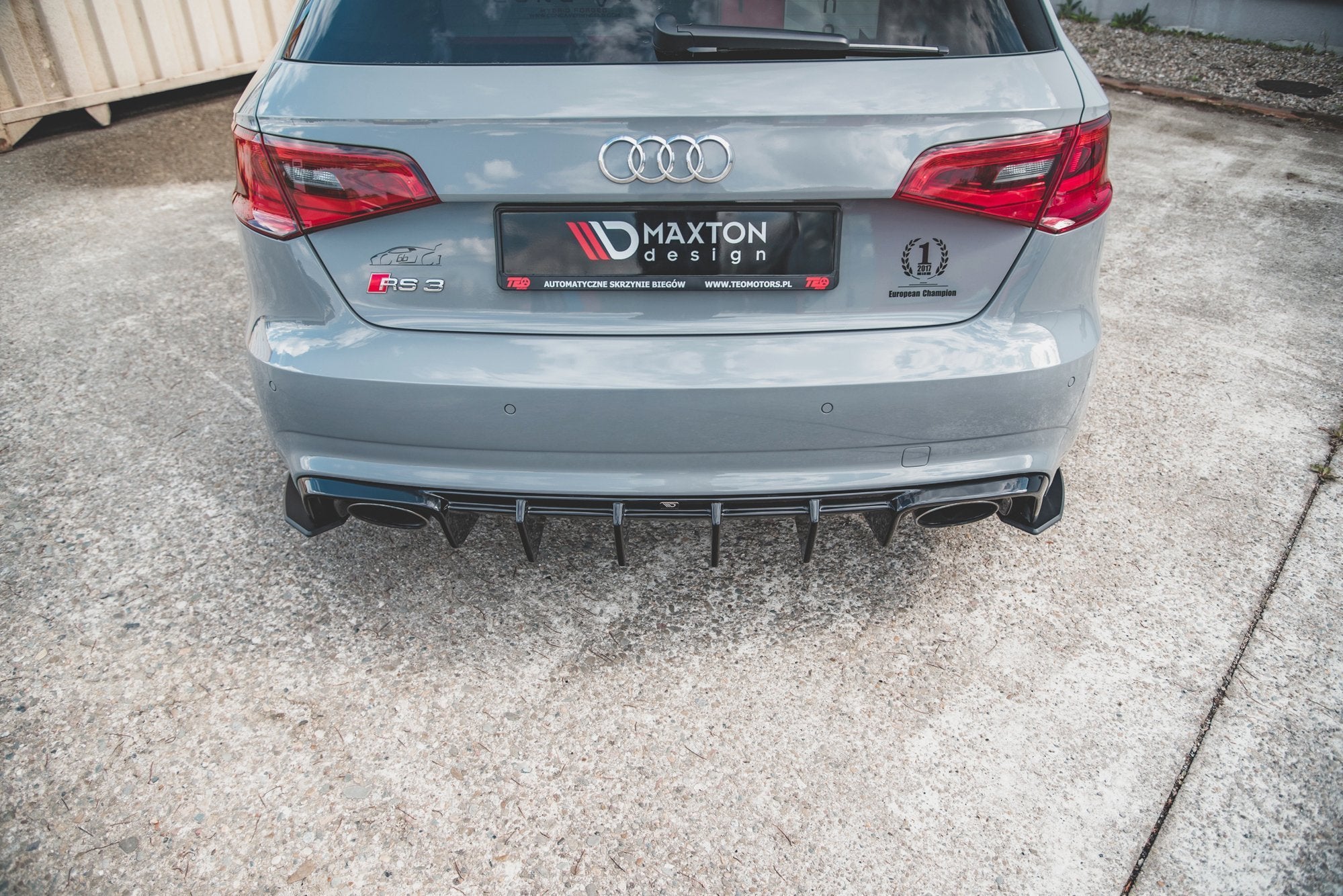 Maxton Design Racing Durability Rear Pods Audi RS3 8V Sportback (Pre-Facelift)