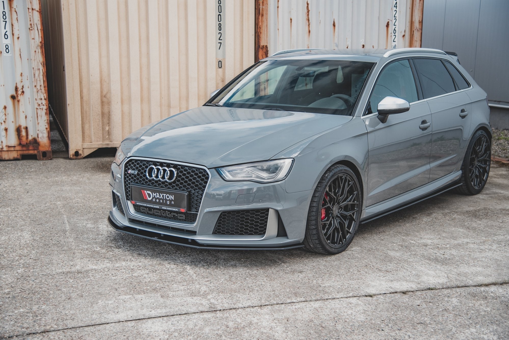 Maxton Design Racing Durability Side Skirts Audi RS3 8VA Sportback