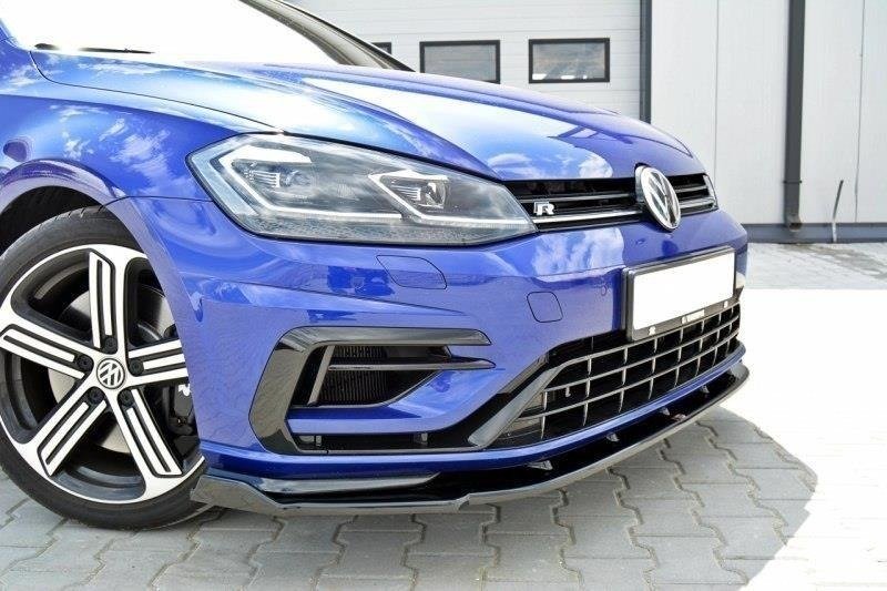 Maxton Design Front Splitter VW Golf Mk7.5 R Ver1 (Facelift) Front Lip