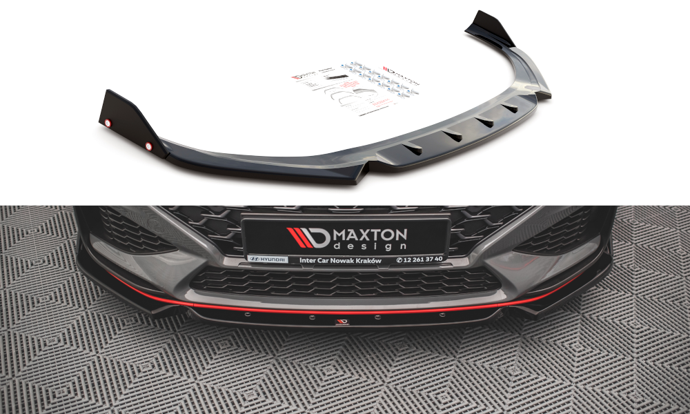 Maxton Design Hyundai i30 N Mk3.5 FACELIFT Front Lip V.1 + Flaps