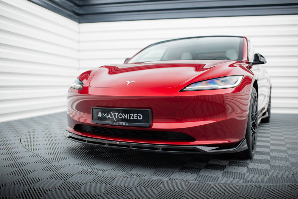 Maxton Design Tesla Model 3 Project Highland Front Splitter V1 (Facelift)