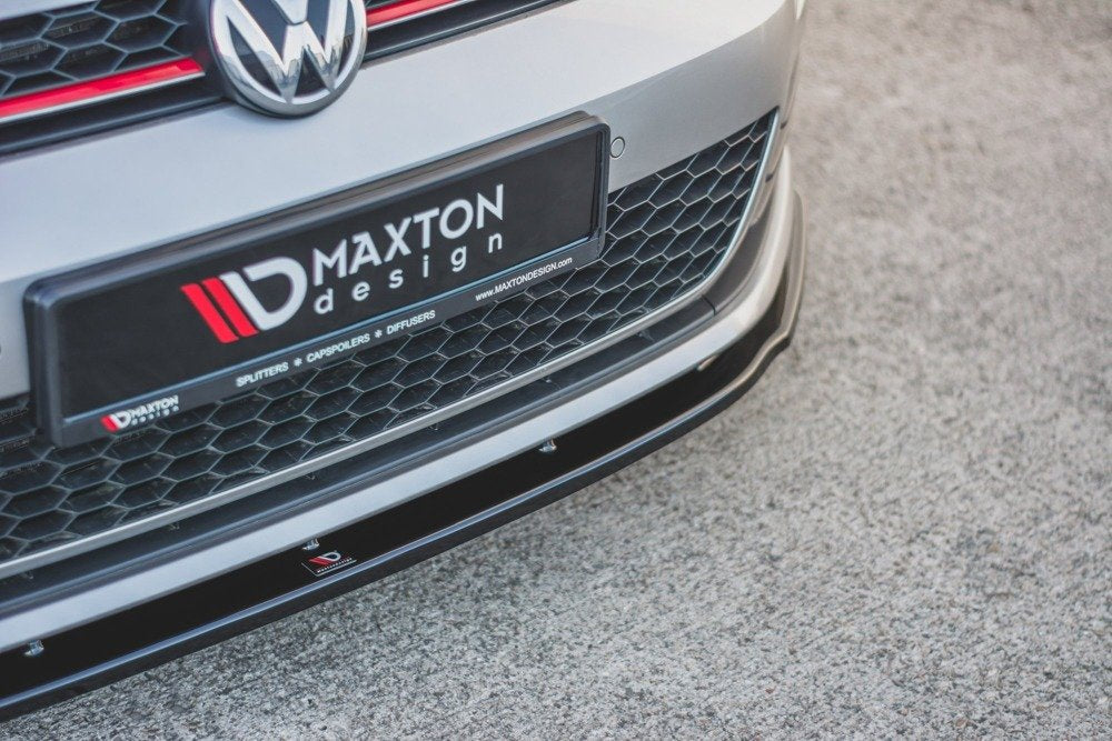 Maxton Design Front Lip V.1 VW Golf Mk7 GTI (Prefacelift) Front Lip