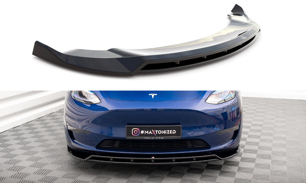 Maxton Design Front Lip V2 Tesla Model Y Front Lip