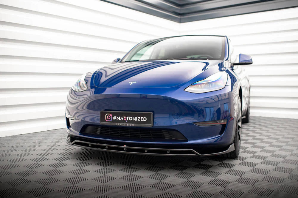Maxton Design Front Lip V2 Tesla Model Y Front Lip