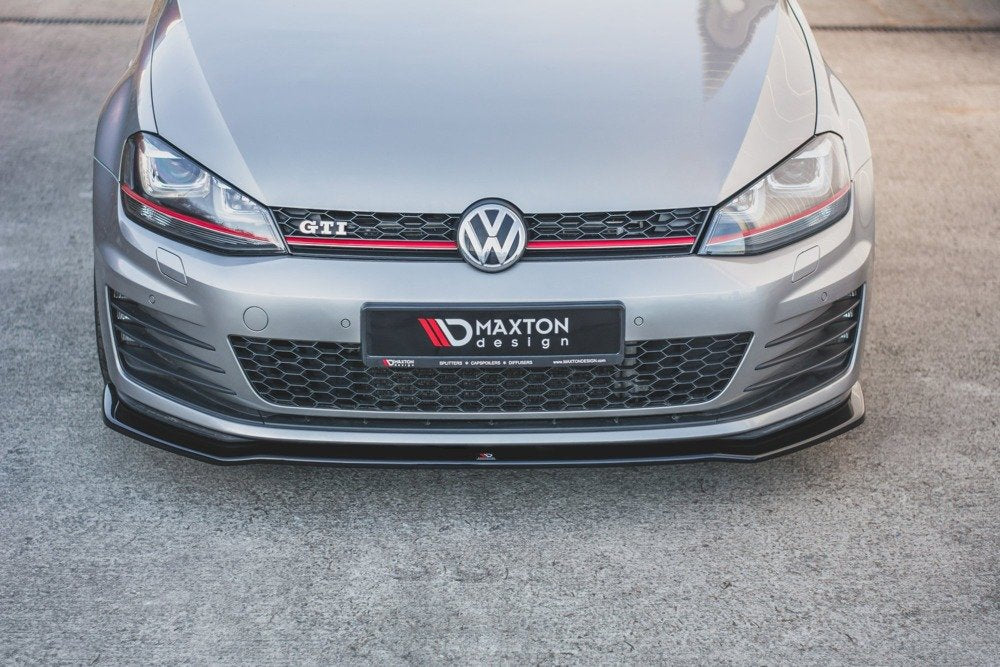 Maxton Design Front Splitter V.2 VW Golf Mk7 GTI (Prefacelift) Front Lip