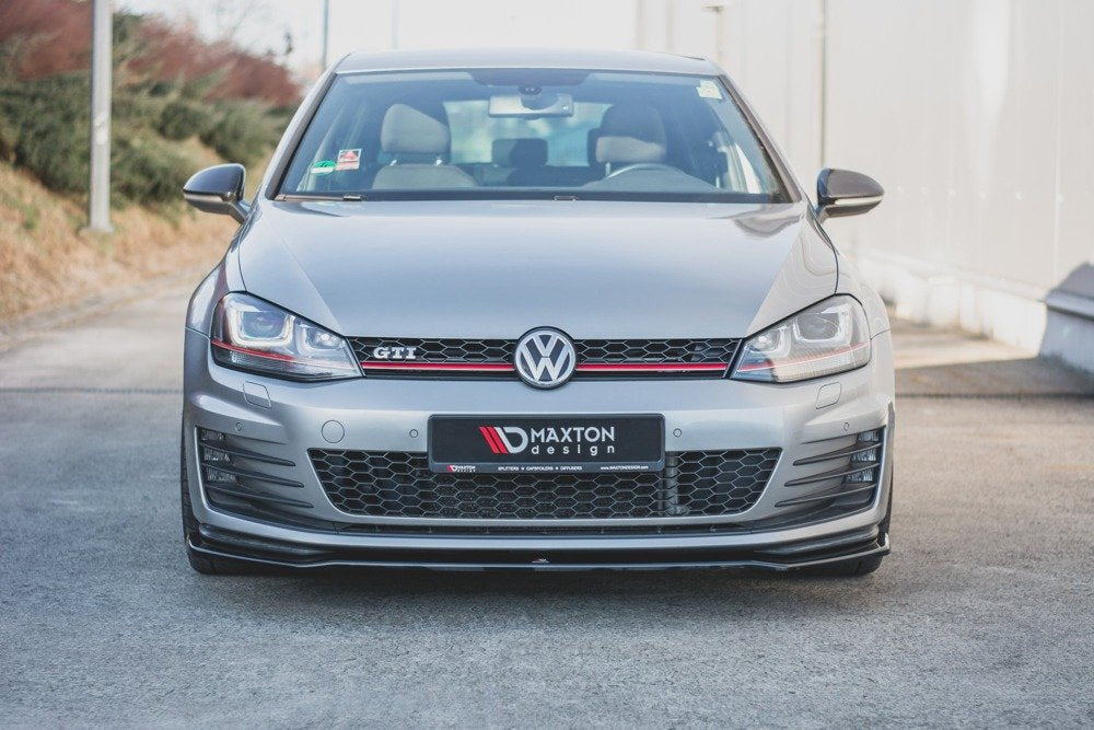 Maxton Design Front Splitter V.2 VW Golf Mk7 GTI (Prefacelift) Front Lip