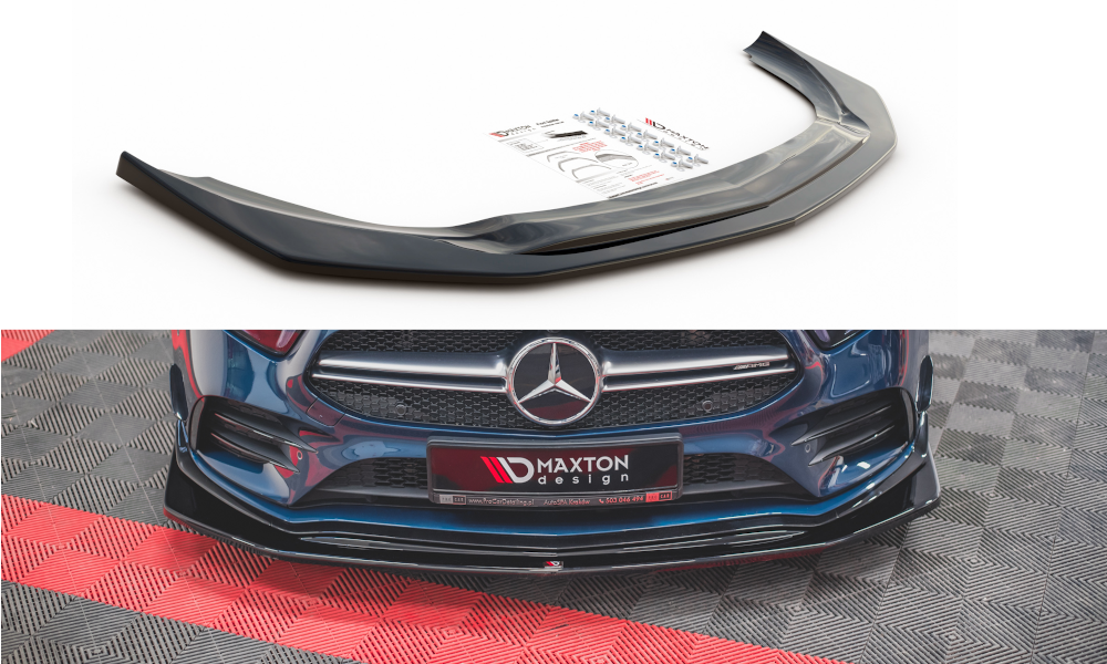 Maxton Design Front Splitter V.3 Mercedes A35 W177 Aero AMG Front Lip