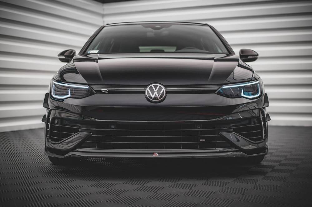 Maxton Design Front Splitter V.6 VW Golf Mk8 R Front Lip