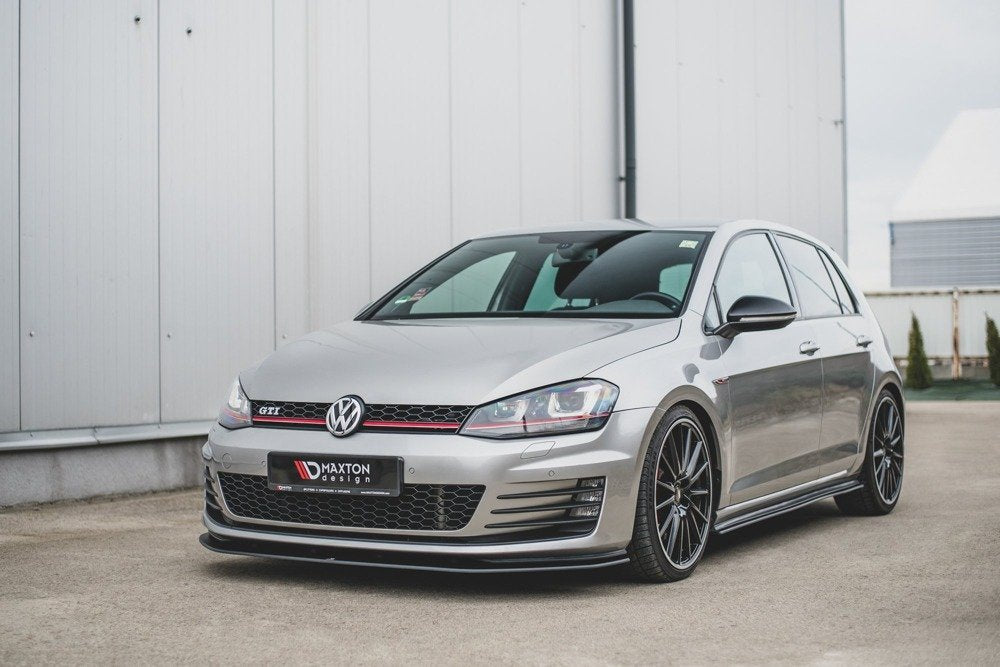 Maxton Design Racing Durability Front Splitter VW Golf MK7 GTI Front Lip
