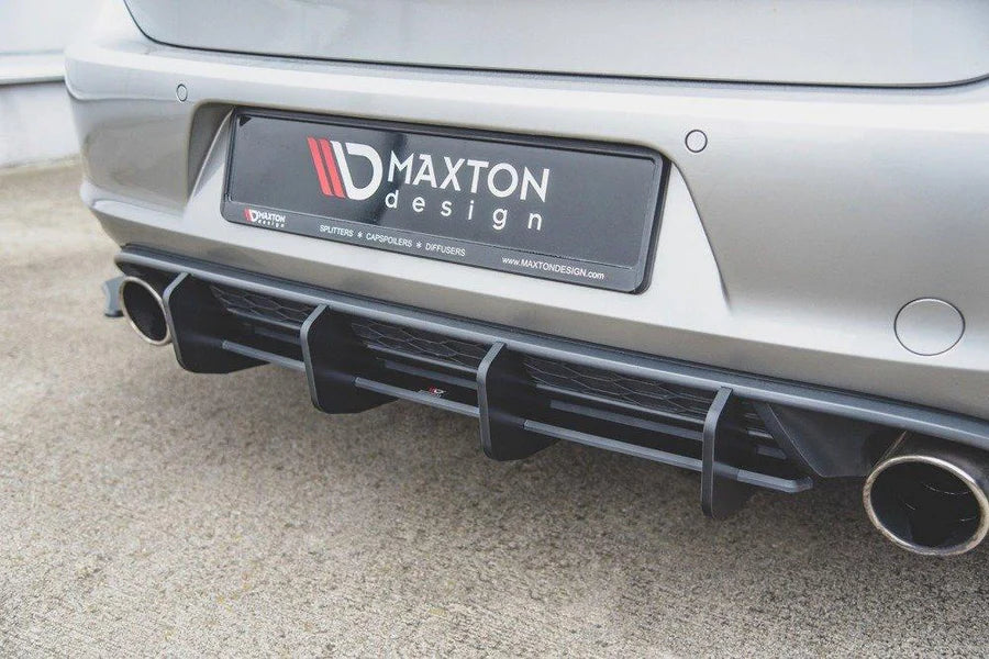 Maxton Design Racing Durability Rear Diffuser V2 for VW Golf MK7 GTI (Pre-Facelift)