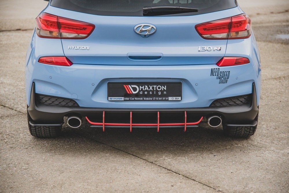 Maxton Design Racing Rear Side Splitters Hyundai I30 N MK3 Hatchback