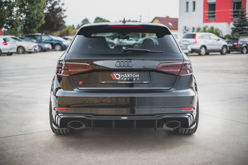 Maxton Design Audi RS3 8V Facelift Hatch Back Rear Valance v2
