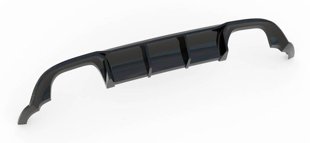 Maxton Design Rear Diffuser Valance V3 VW Golf Mk7.5 R (Facelift)