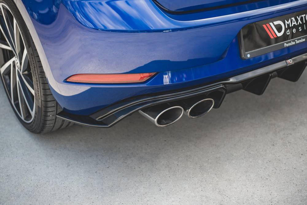 Maxton Design Rear Diffuser Valance V3 VW Golf Mk7.5 R (Facelift)