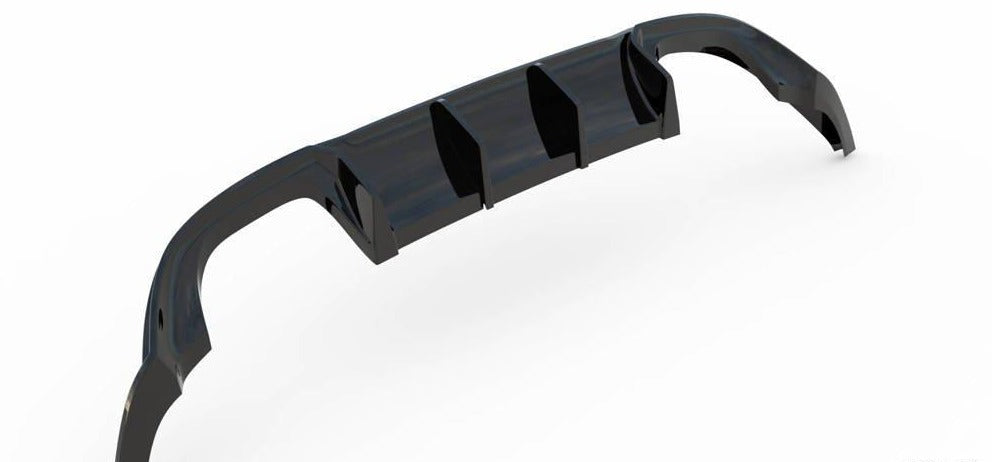 Maxton Design Rear Diffuser Valance V3 VW Golf Mk7.5 R (Facelift)