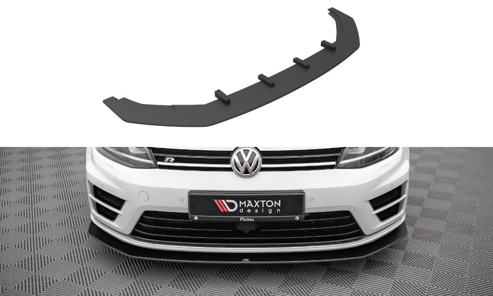 Maxton Design Racing Durability Front Lip V2 VW Golf MK7 R Front Lip