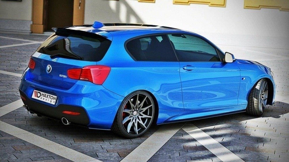 Maxton Design BMW 1M F20 (Facelift) Front Splitter Lip + Side Skirts + Rear Sides & Central Rear Splitter