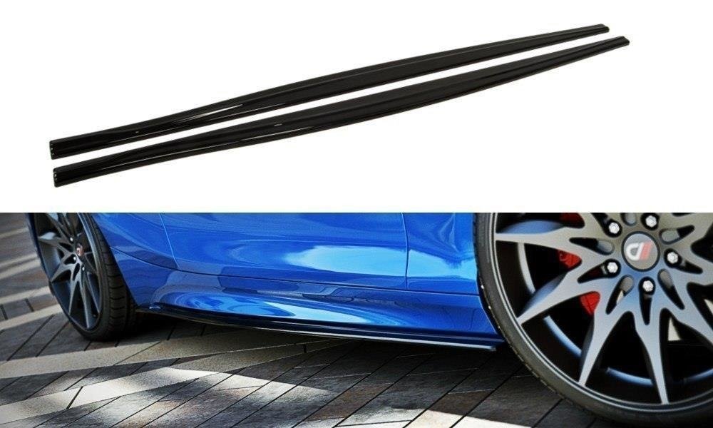 Maxton Design BMW 1M F20 (Facelift) Front Splitter Lip + Side Skirts + Rear Sides & Central Rear Splitter