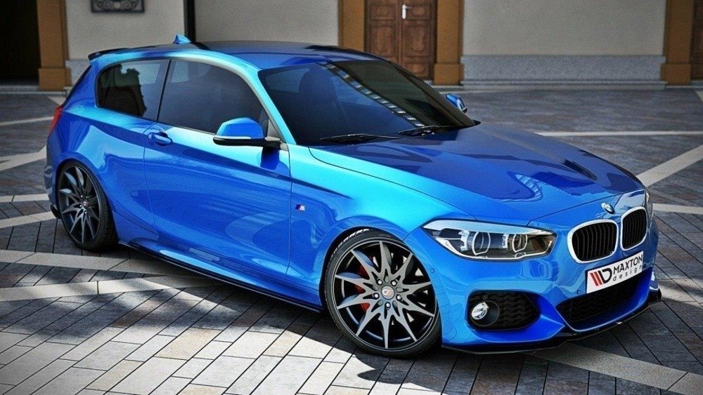 Maxton Design BMW 1M F20 (Facelift) Front Splitter Lip + Side Skirts + Rear Sides & Central Rear Splitter