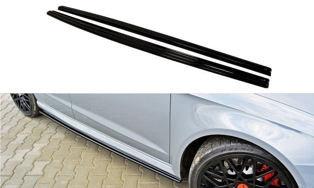 Maxton Design Side Skirts for AUDI RS3 8VA Sportback Pre-Facelift