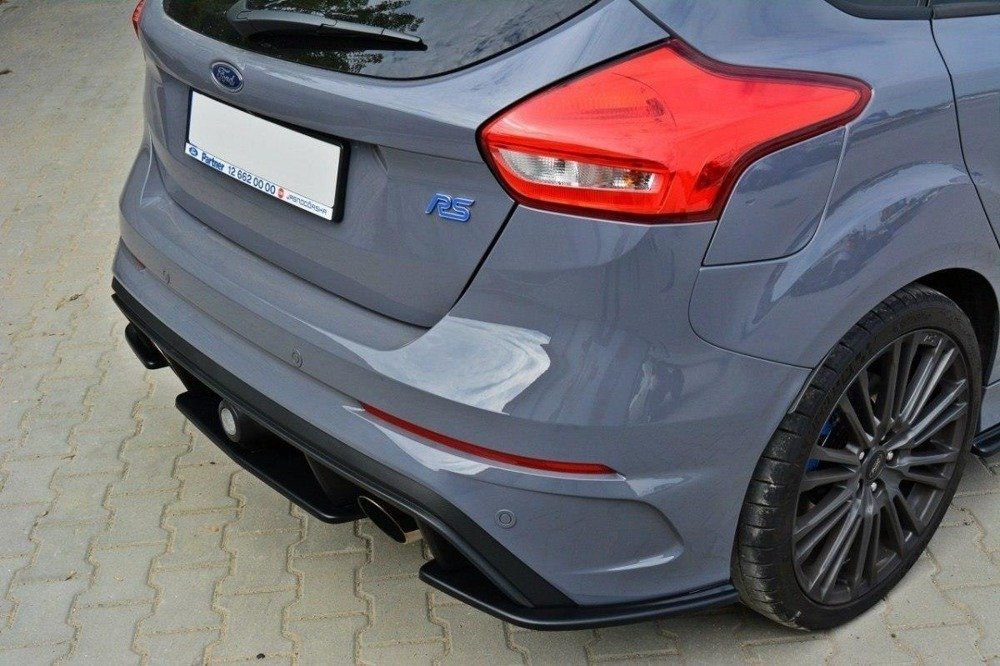 Maxton Design Ford Focus 3 RS Front Splitter Lip V.4 + Side Skirts + Rear Sides & Central Splitters