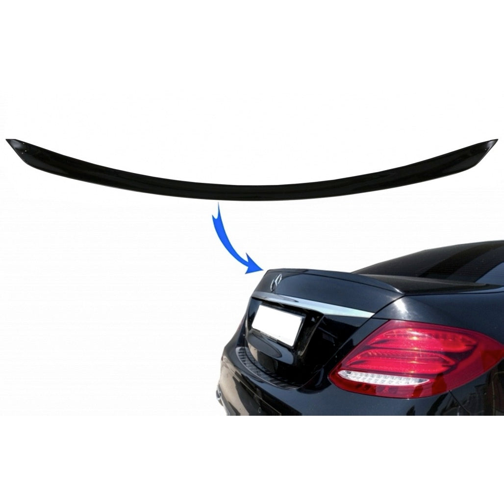 Mercedes Benz E Class W213 AMG Style ABS Spoiler (Gloss Black)