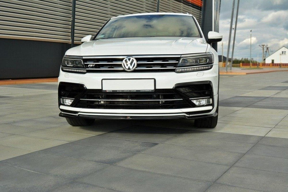 Maxton Design VW Tiguan Mk2 R-Line Front Splitter Lip