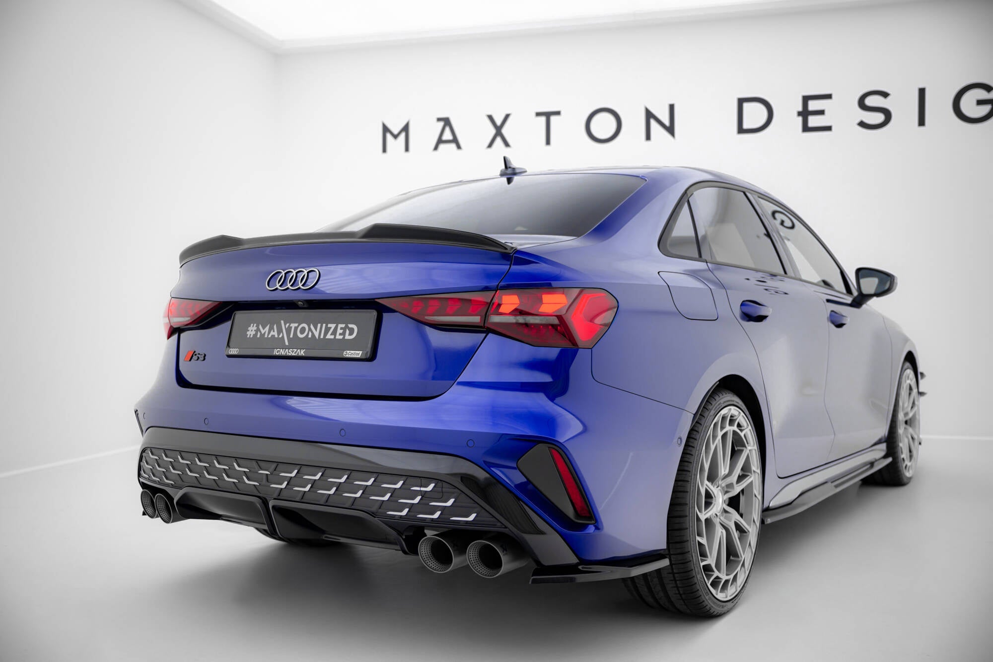 Maxton Design Rear Side Splitters V.1 Audi S3 Sedan 8Y Facelift