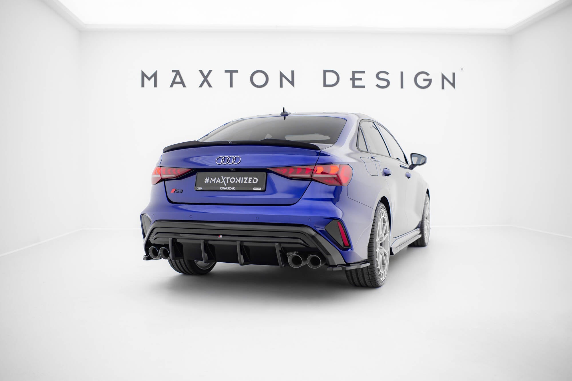 Maxton Design Rear Side Splitters V.3 Audi S3 Sedan 8Y Facelift