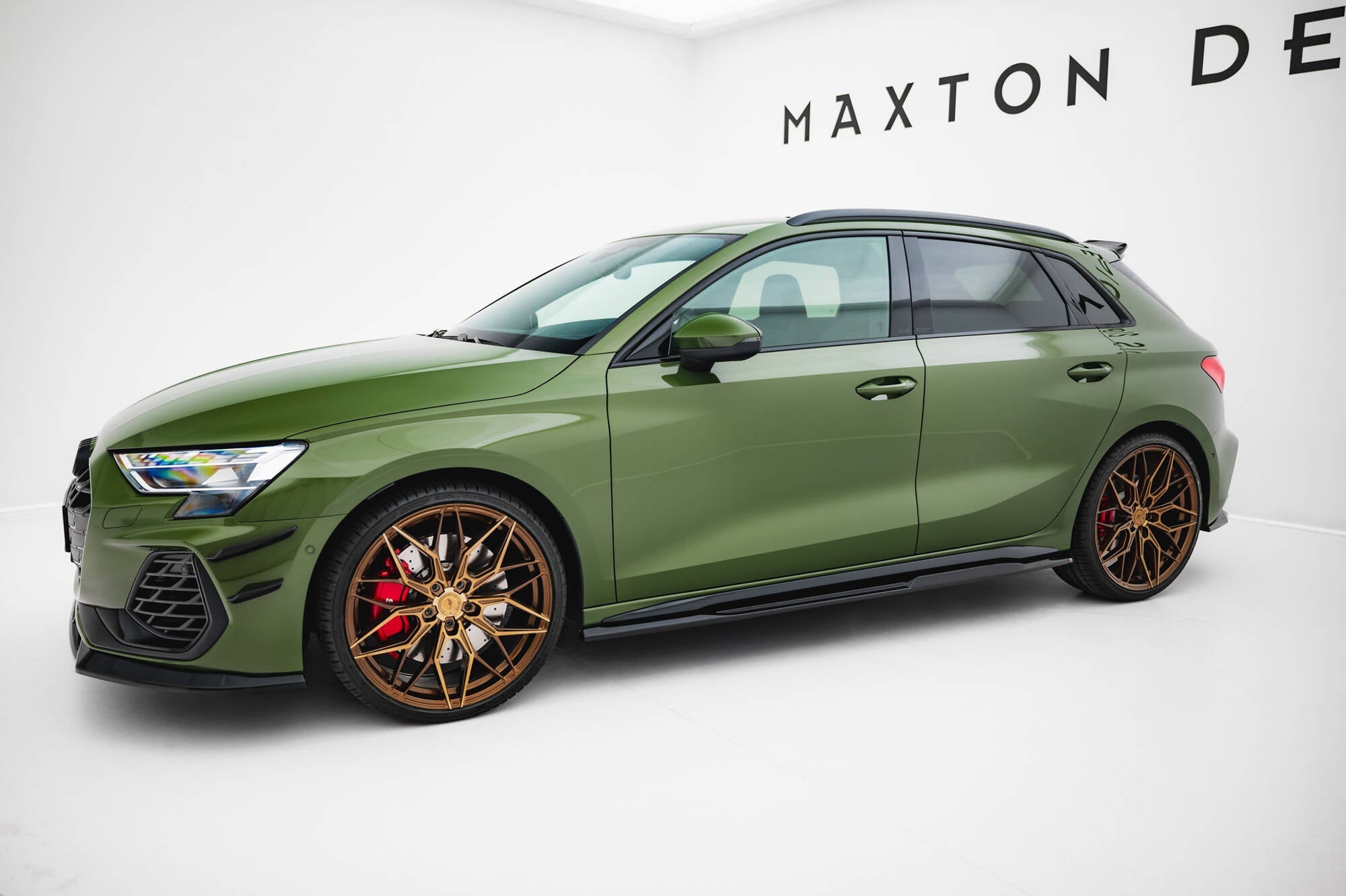Maxton Design Side Skirts Diffusers V.2 Audi S3 Sportback / A3 S-line Sportback 8Y Facelift