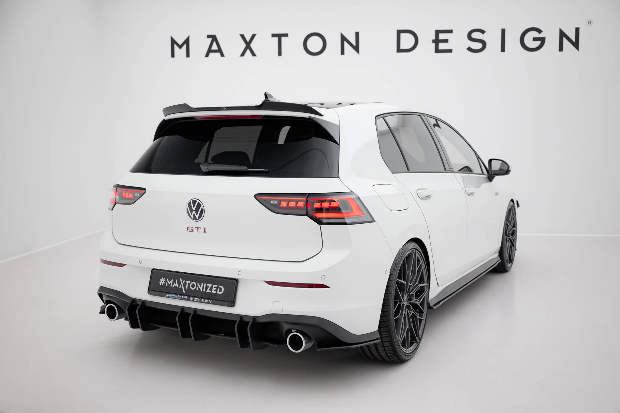 Maxton Design Street Pro Rear Side Splitters V.1 Volkswagen Golf GTI / GTE / R-Line Mk8