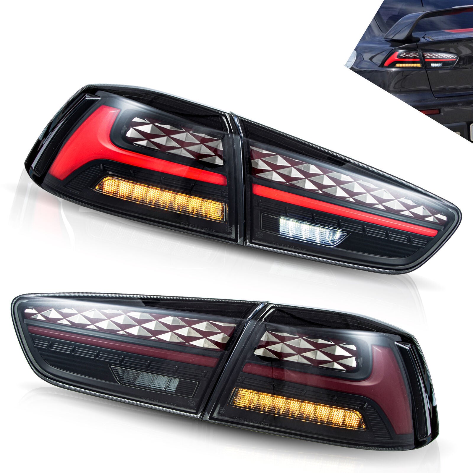 Tail Lights For Mitsubishi Lancer EVO X 2008-2020