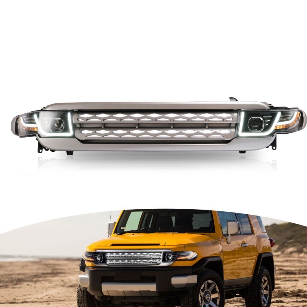 Headlights For 2007-2015 Toyota FJ Cruiser