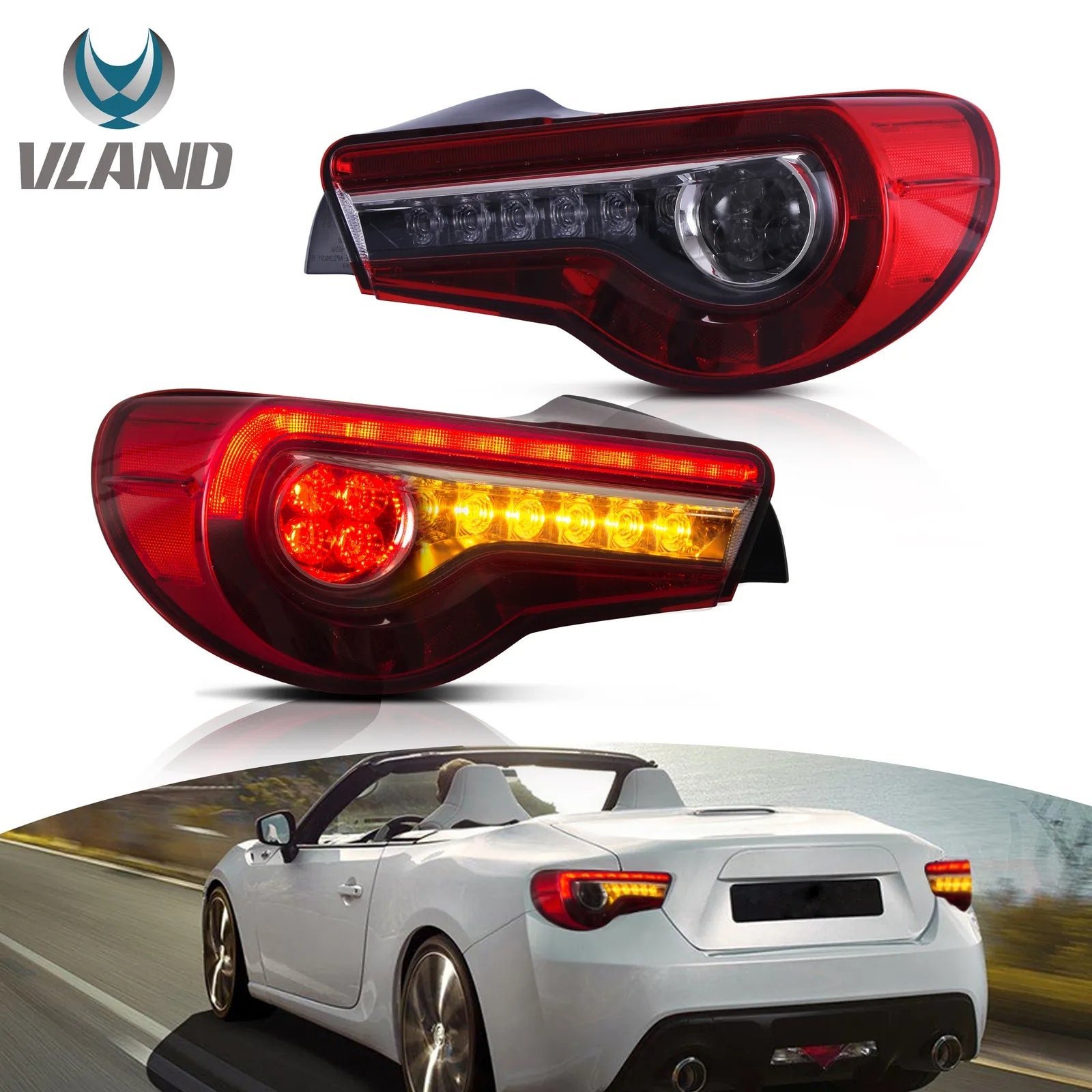 Tail Lights For Toyota 86 12-20 & Subaru BRZ 13-20