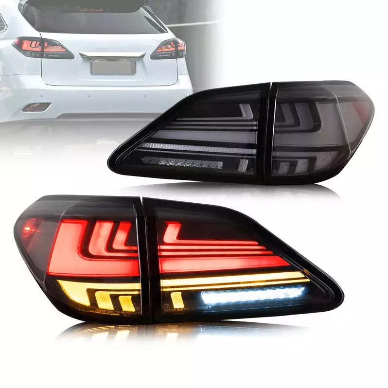 Red or Clear Smoked Tail Lights For Lexus RX 2009-2014