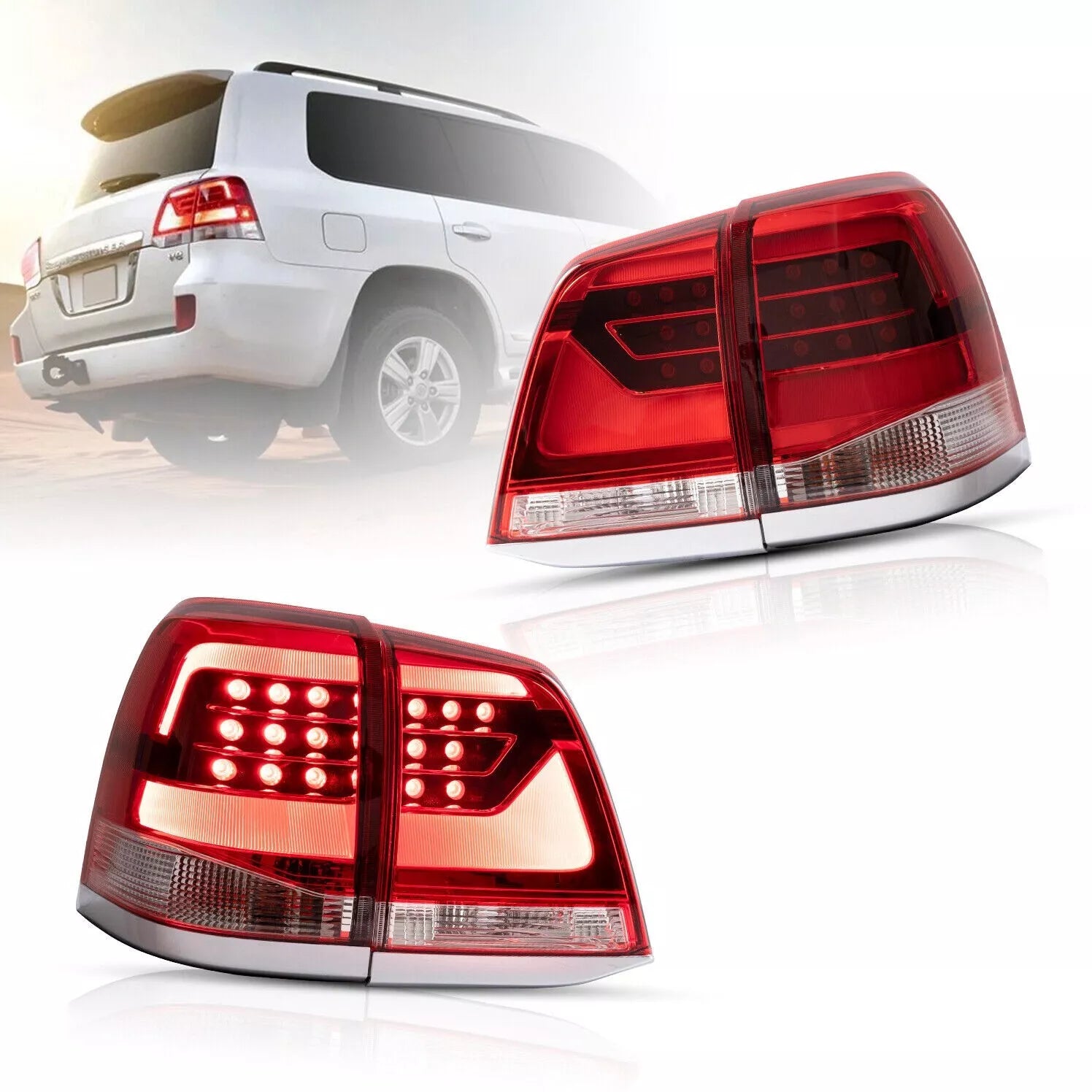 Tail Lights For 2008-2015 Toyota Land Cruiser