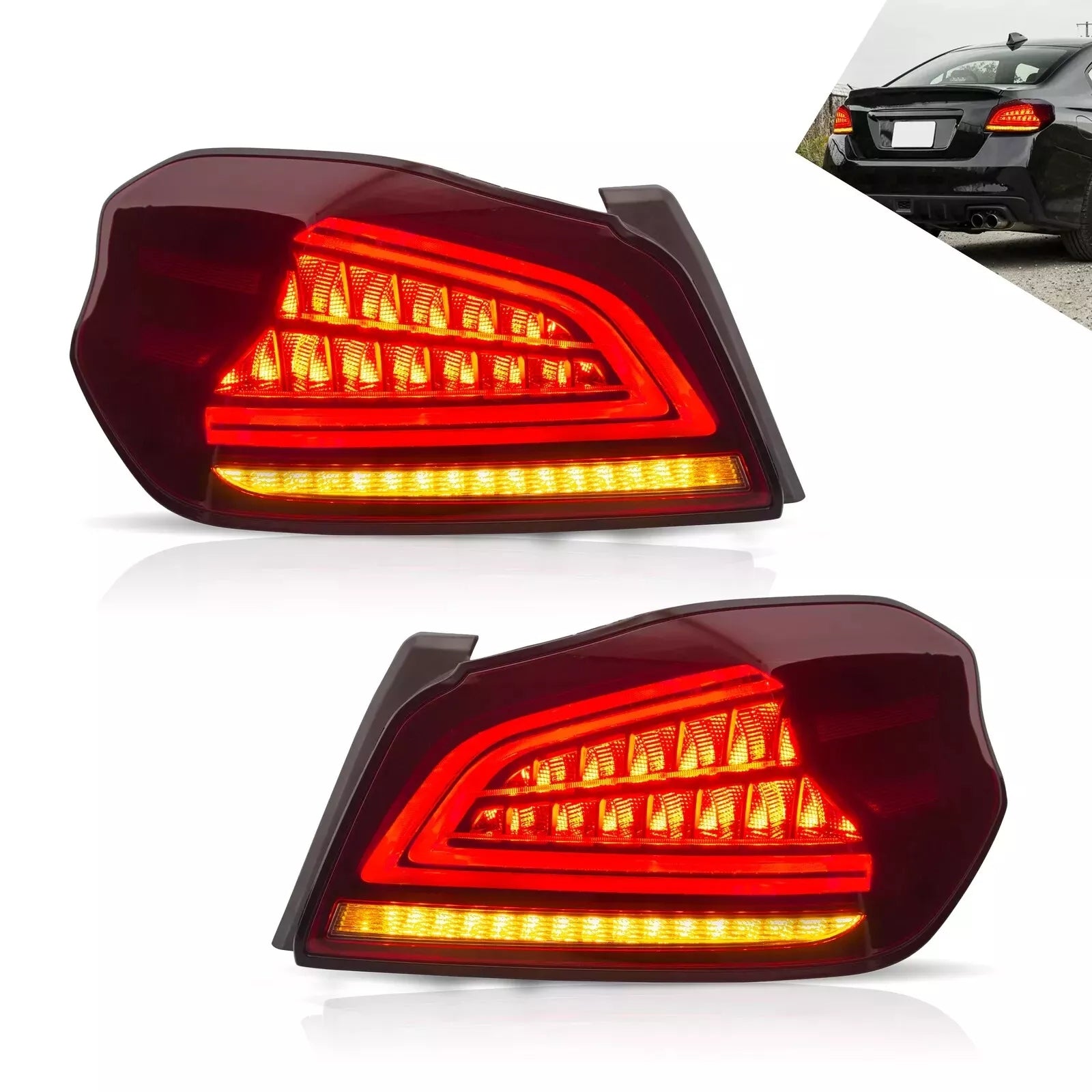 Tail Lights For 2014-2019 2020 2021 Subaru WRX