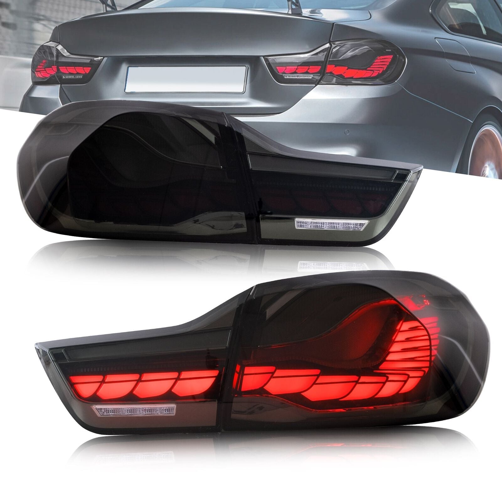 Red Tail Lights For 2014-19 2020 BMW 4 Series