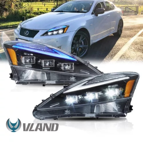 Headlights For 2006-2013 Lexus IS 250 350 ISF