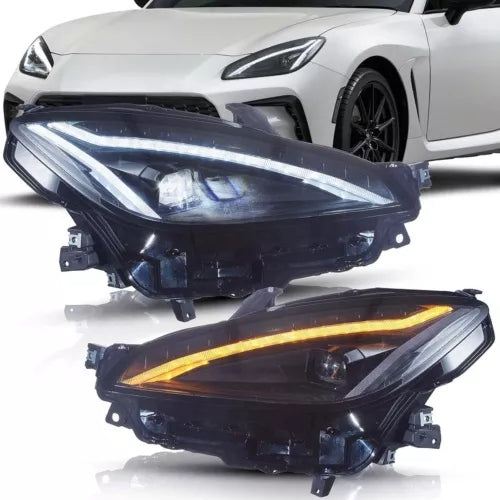 Headlights Projector LED DRL For 2022-23 Toyota GR86 /Subaru BRZ